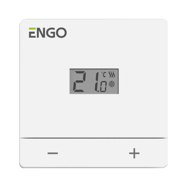 EASYBATW Termostat neprogramabil, pe baterii, alb, ENGO