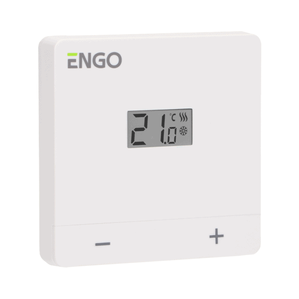 EASYBATW Termostat neprogramabil, pe baterii, alb, ENGO - imagine 2