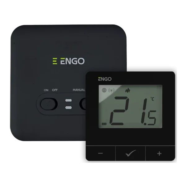 E20IBWIFI Termostat programabil prin internet, negru, ENGO