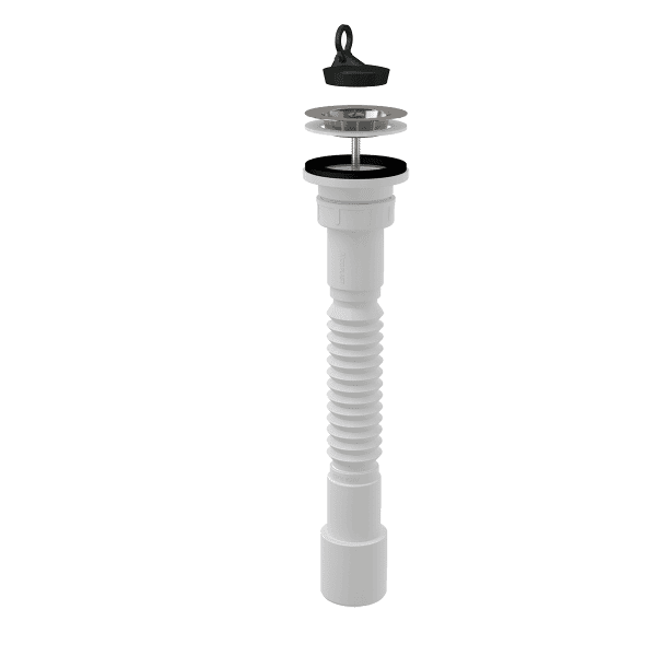 Sifon flexibil 1.1/2''X40/50 cu piuliță plastic plis ventil 1.1/2'' ALCA