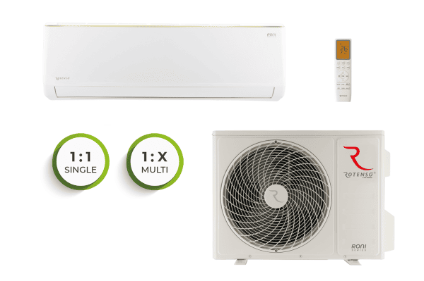 Aparat de aer condiționat 9000 BTU Rotenso Roni R26XI/R26XO