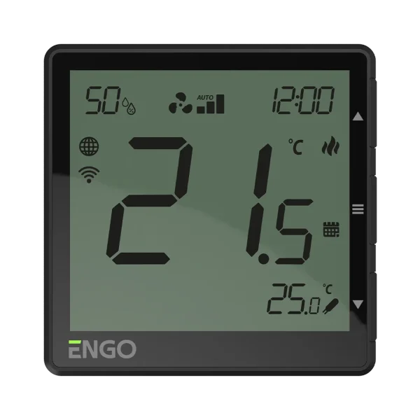 Regulator de ventiloconvectoare cu internet montat la incastrare EFAN-230B, 230V