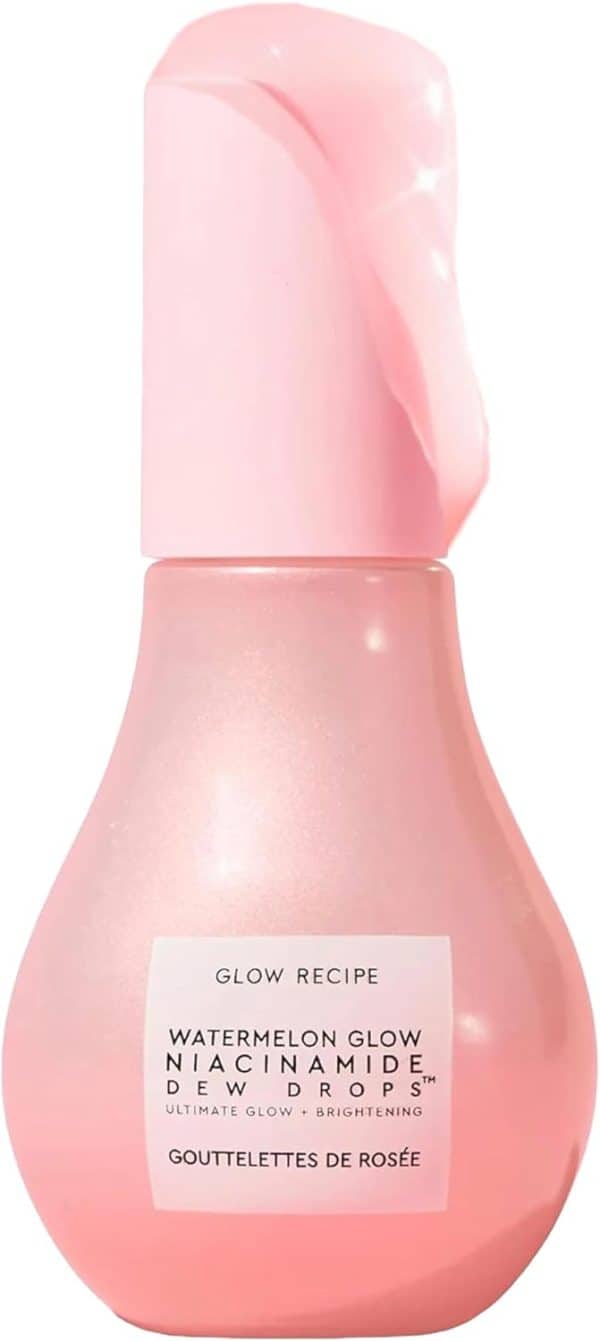 Watermelon Glow Niacinamide Dew Drops Brightening Serum with Hyaluronic Acid & Moringa Oil + Vitamin E - Hydrating Lightweight Face Serum + Hyperpigmentation Treatment (40ml) - Image 7
