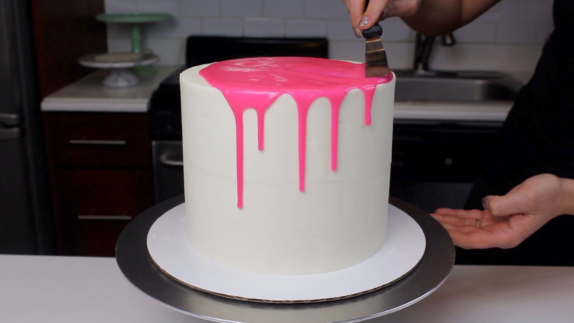 circus animal cookie pink drips