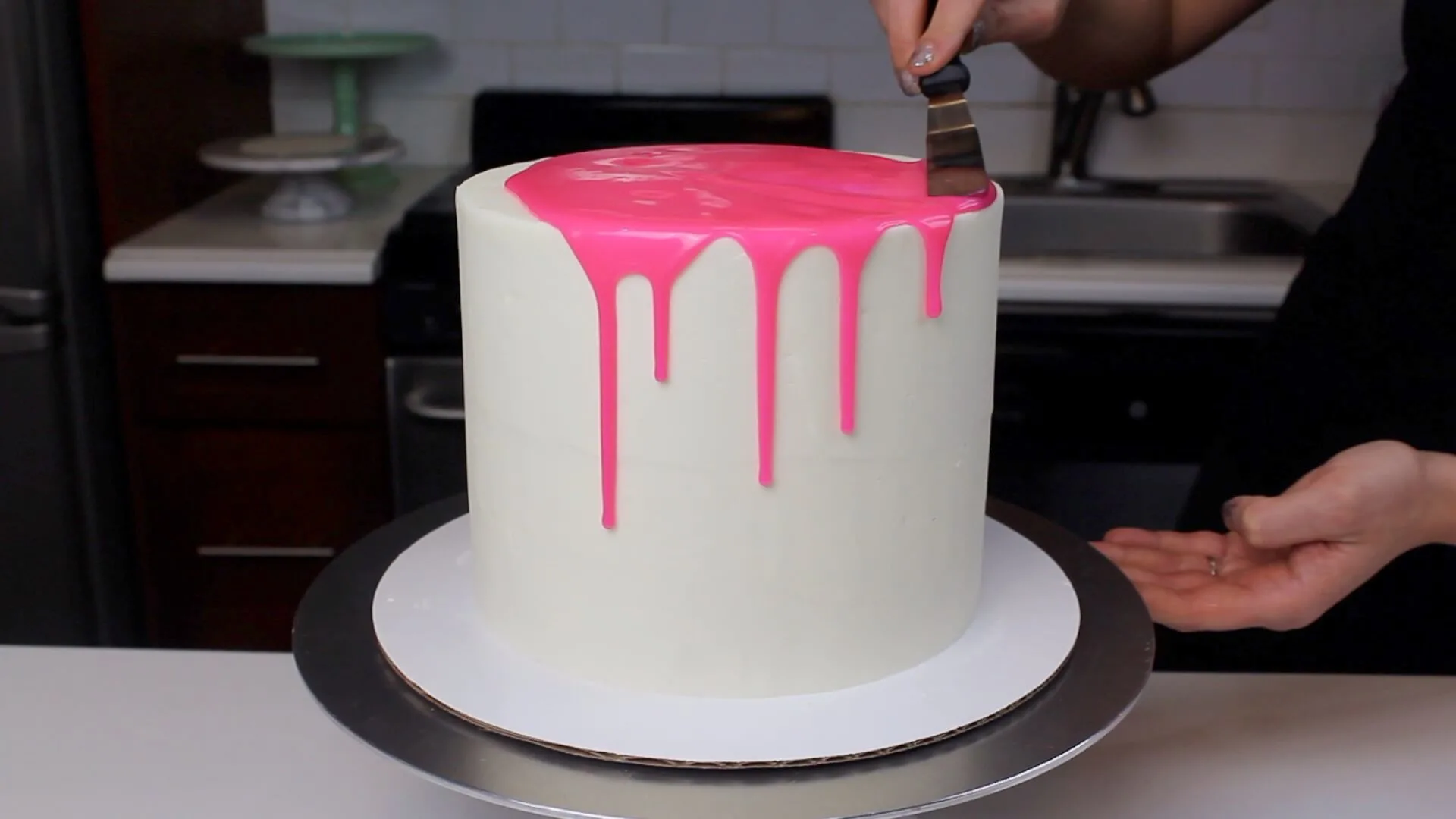 circus animal cookie pink drips