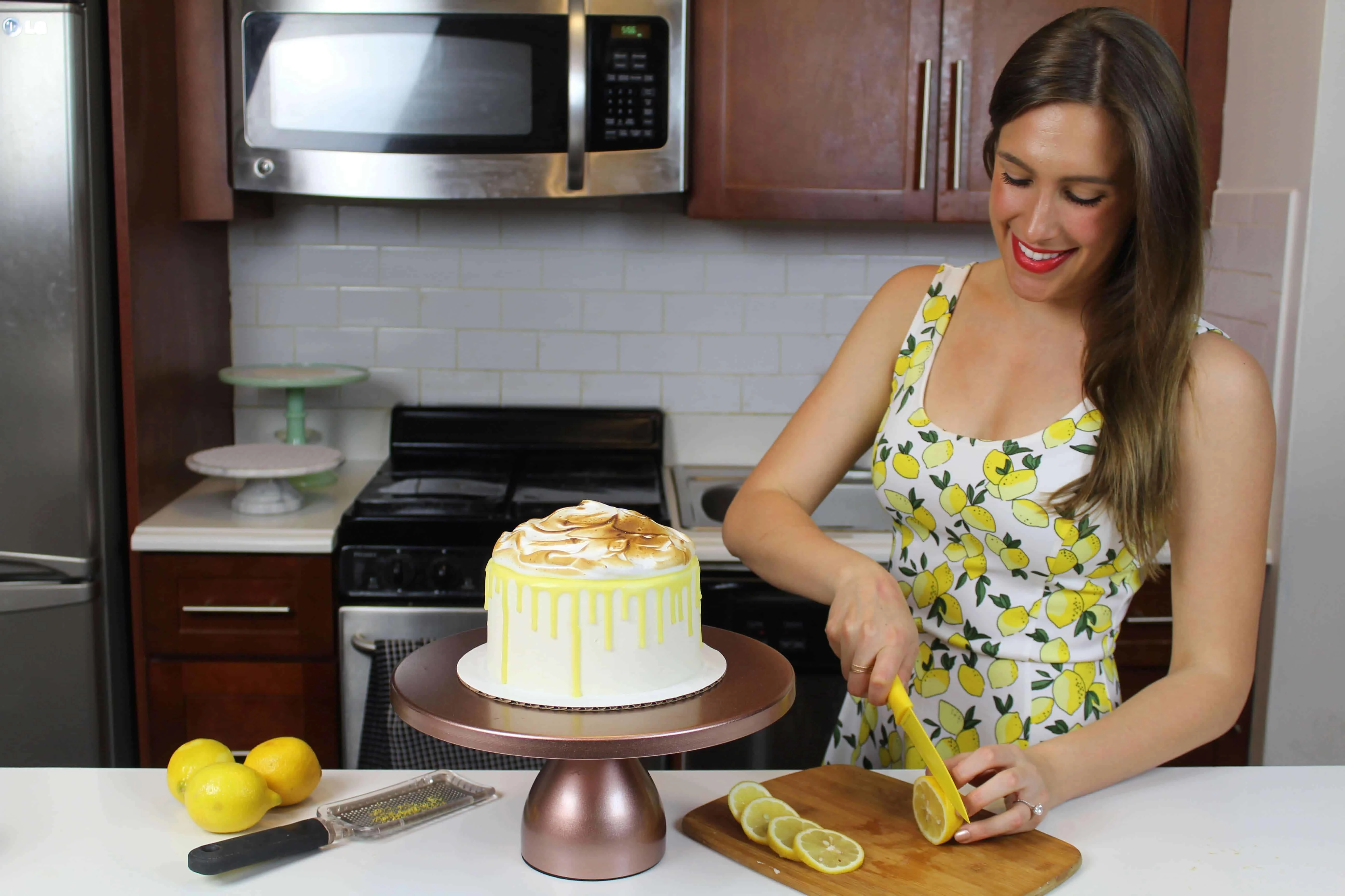 me with lemon cake