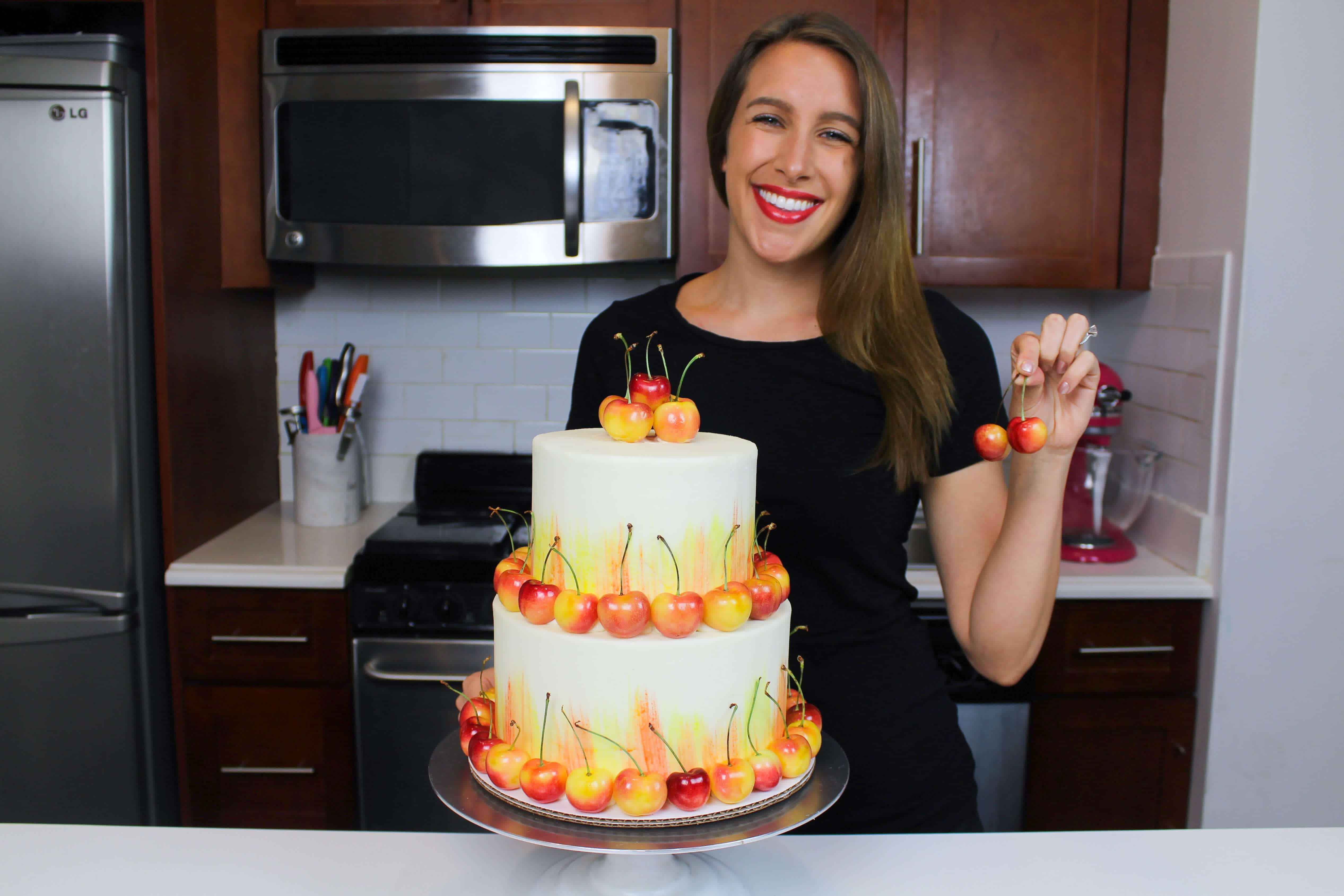 me with cherry cake