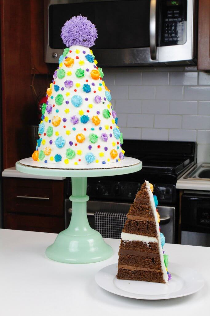 Photo of my birthday hat cake