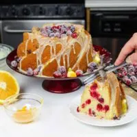 image of sliced orange bundt cake