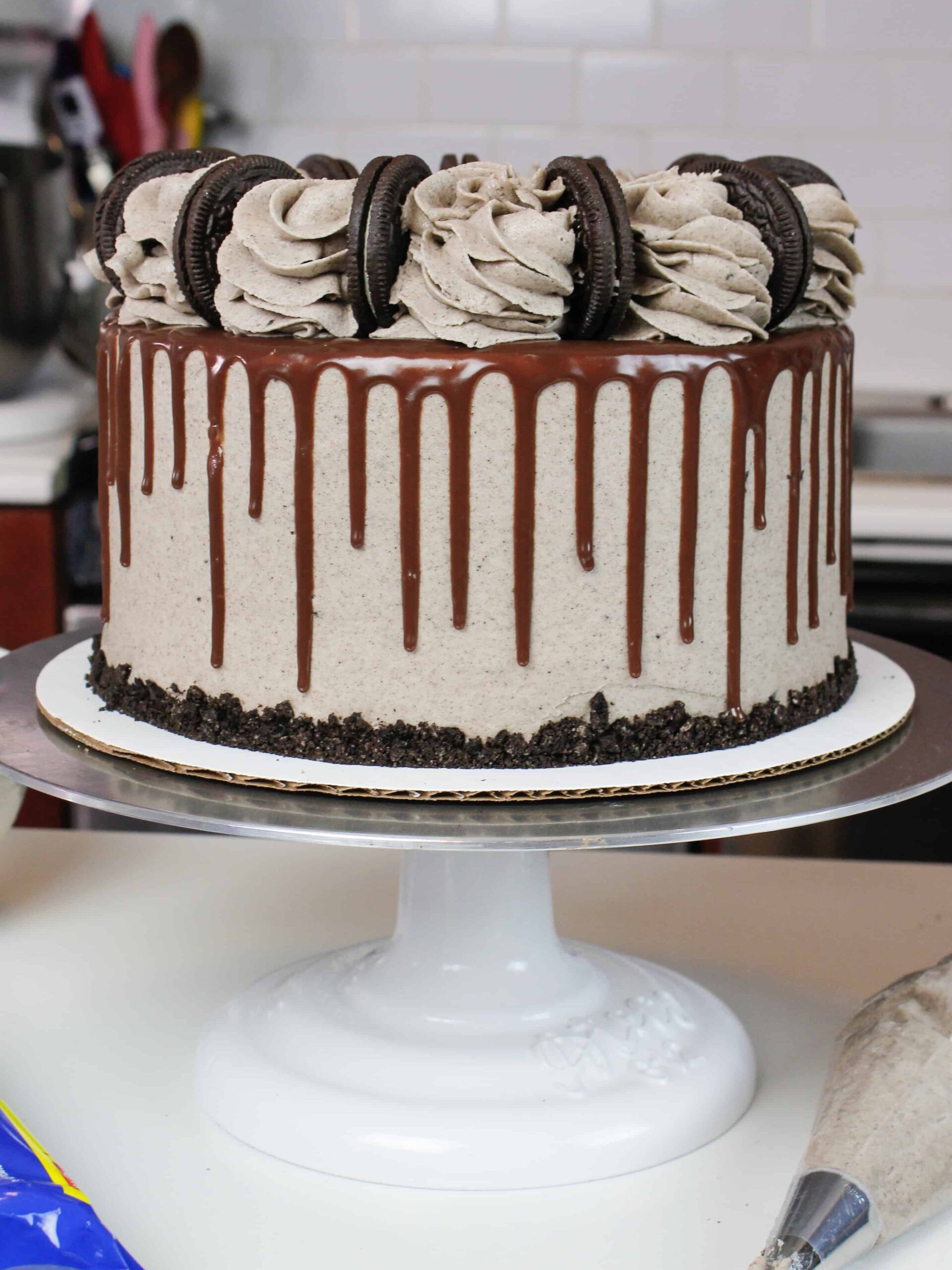 photo of Oreo drip cake