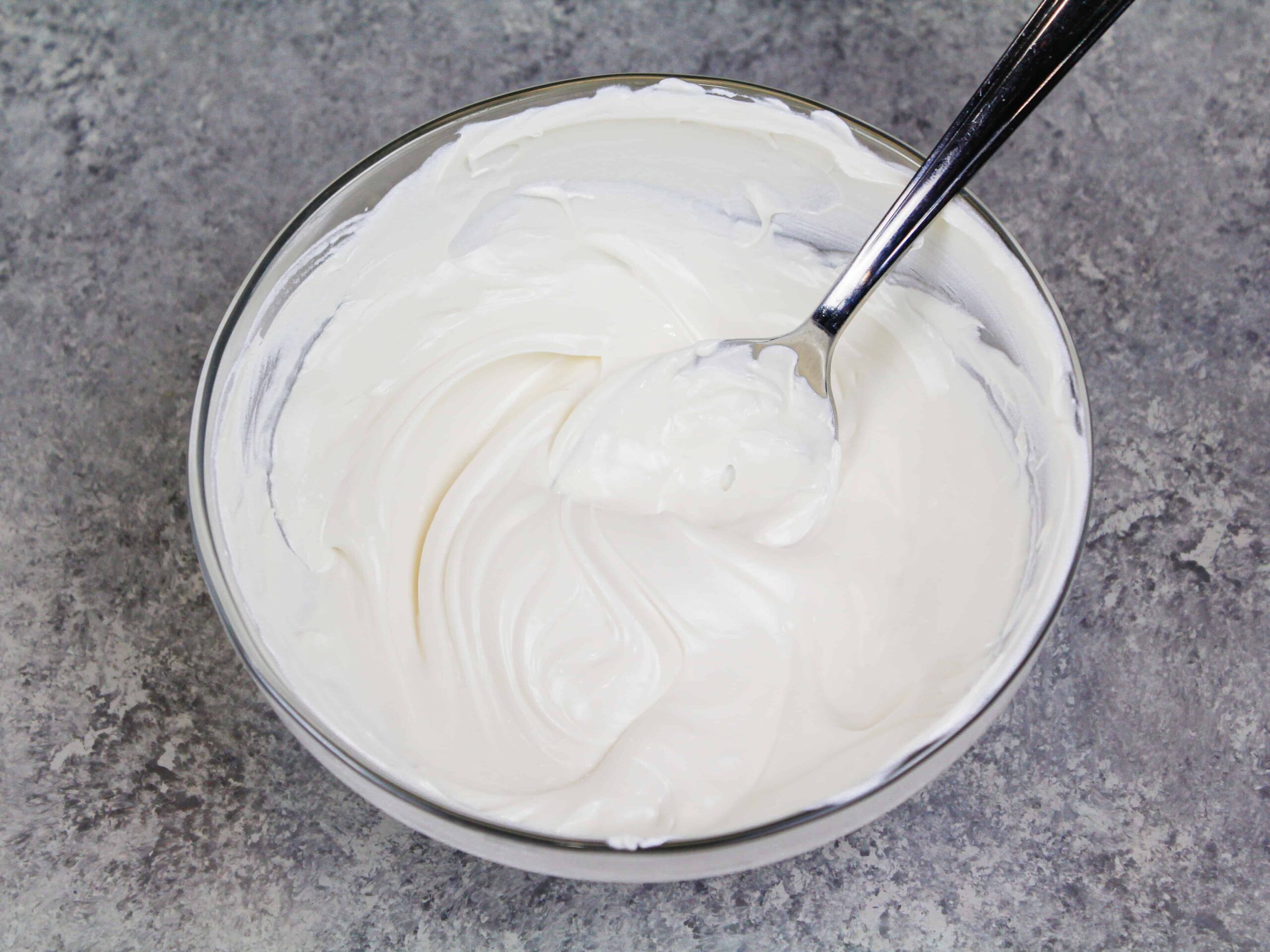 image of melted white candy melts