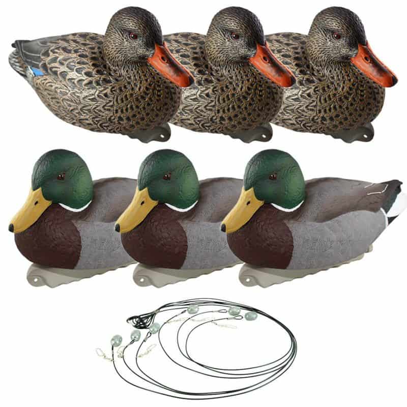 cupped waterfowl finishing mallards promo 6 decoys 42 inch texas rigging