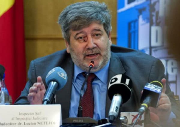 Lucian Netejoru inspectia judiciara