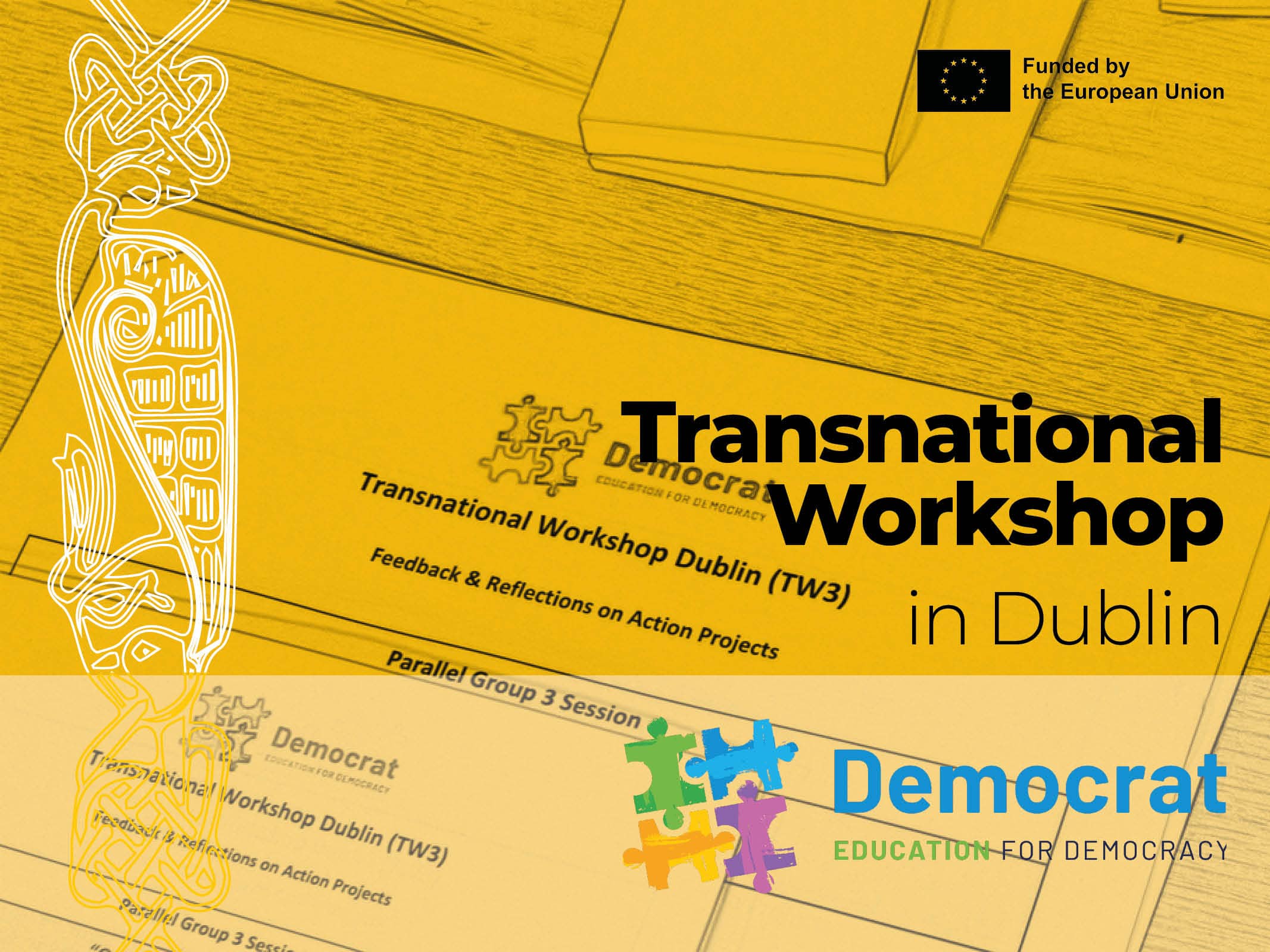 Participants engaging in the Transnational DEMOCRAT Workshop focused on democratic education