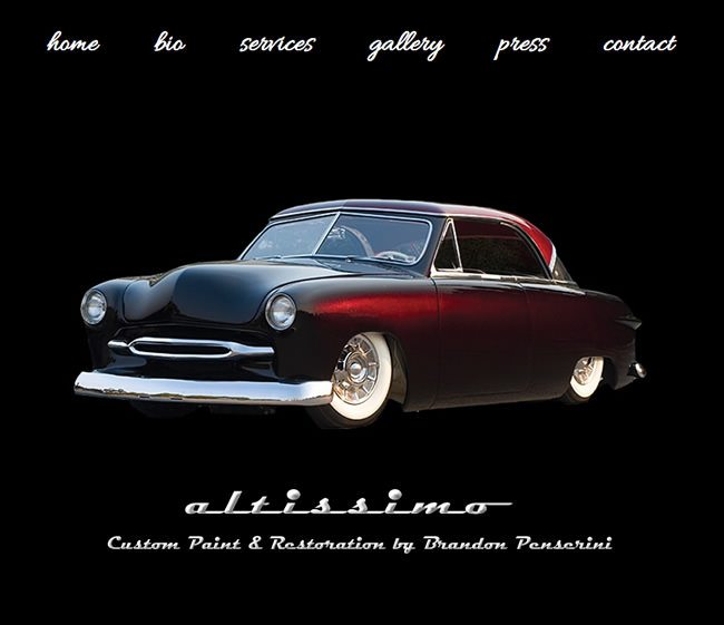 Altissimo Restoration Website Design