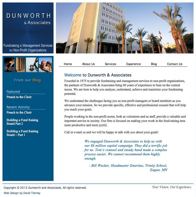 Dunworth & Associates Website Design