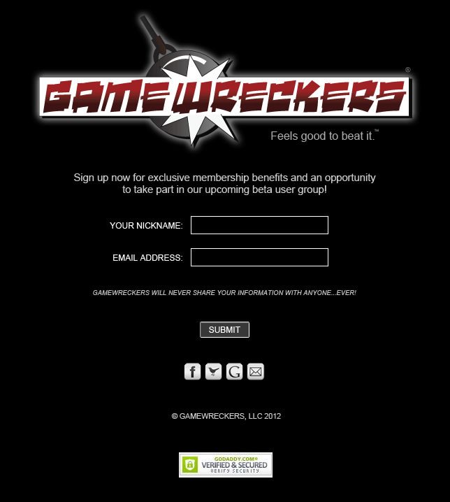 GAME WRECKERS Website