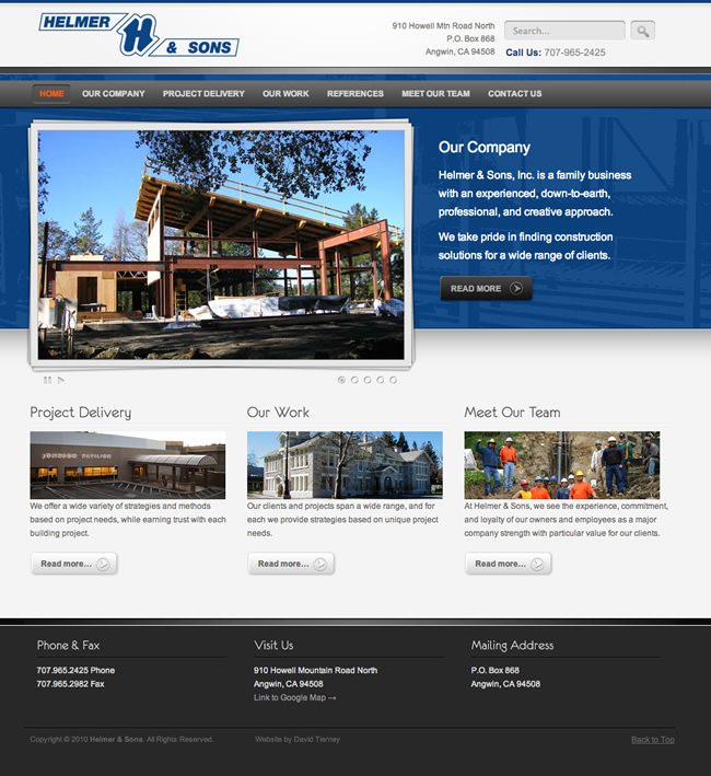 Angwin Website Design