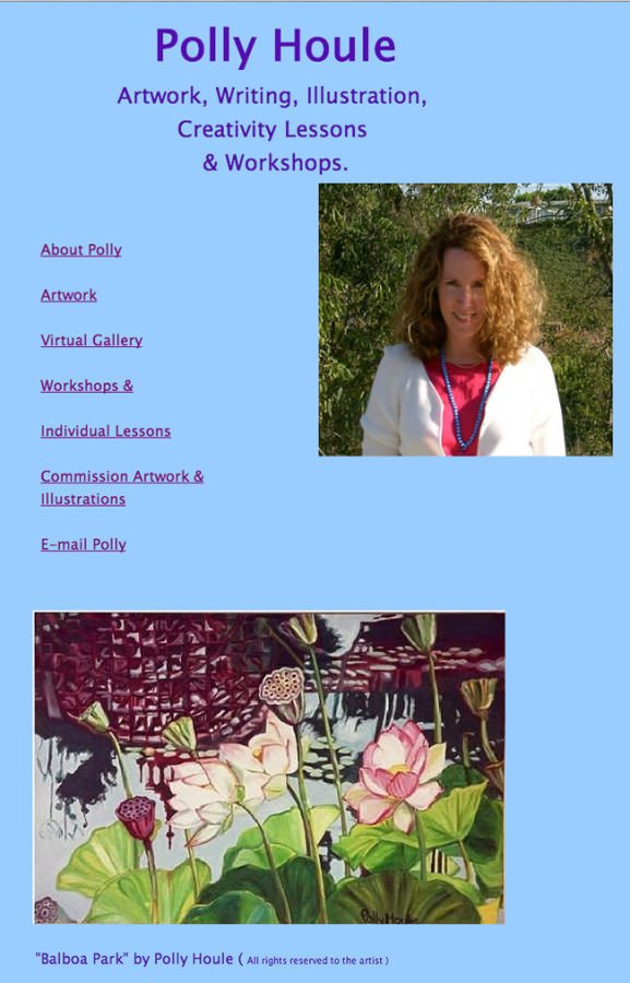 Polly Houle Website