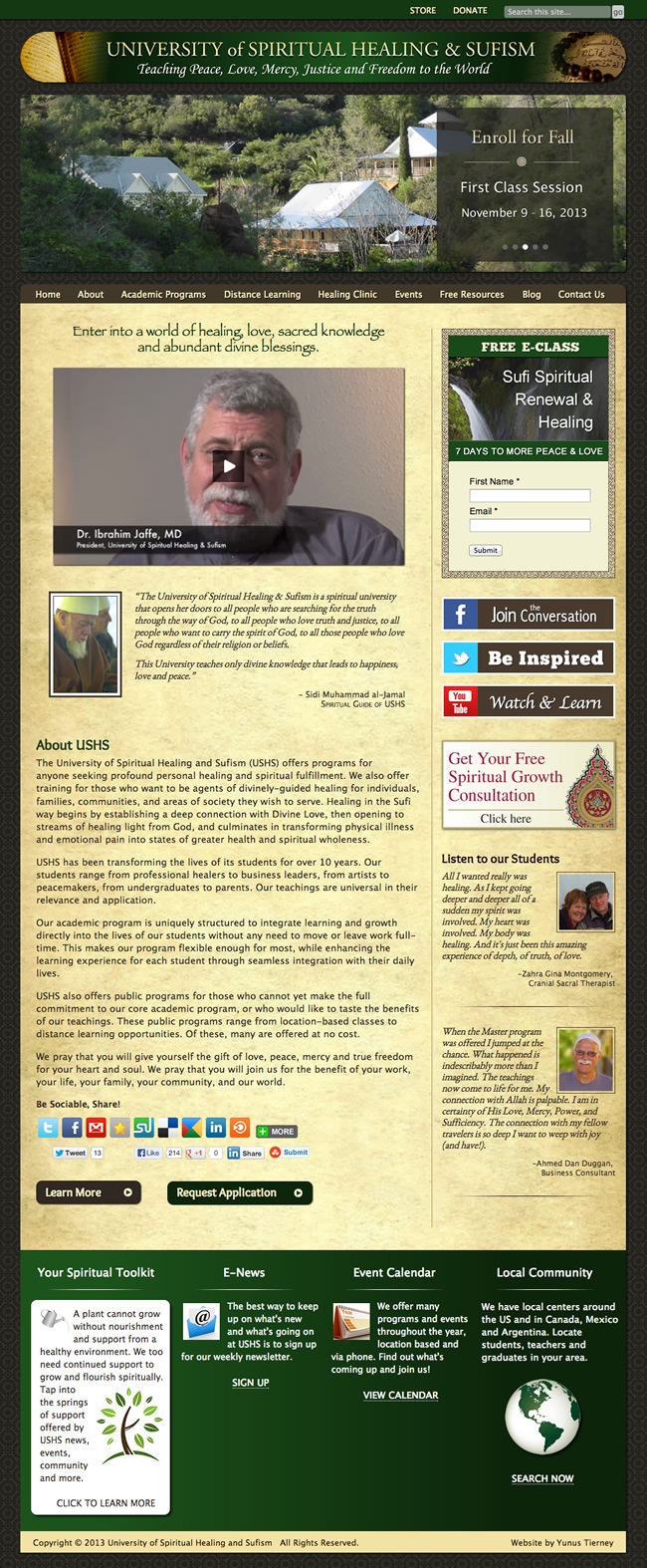 University Website Design