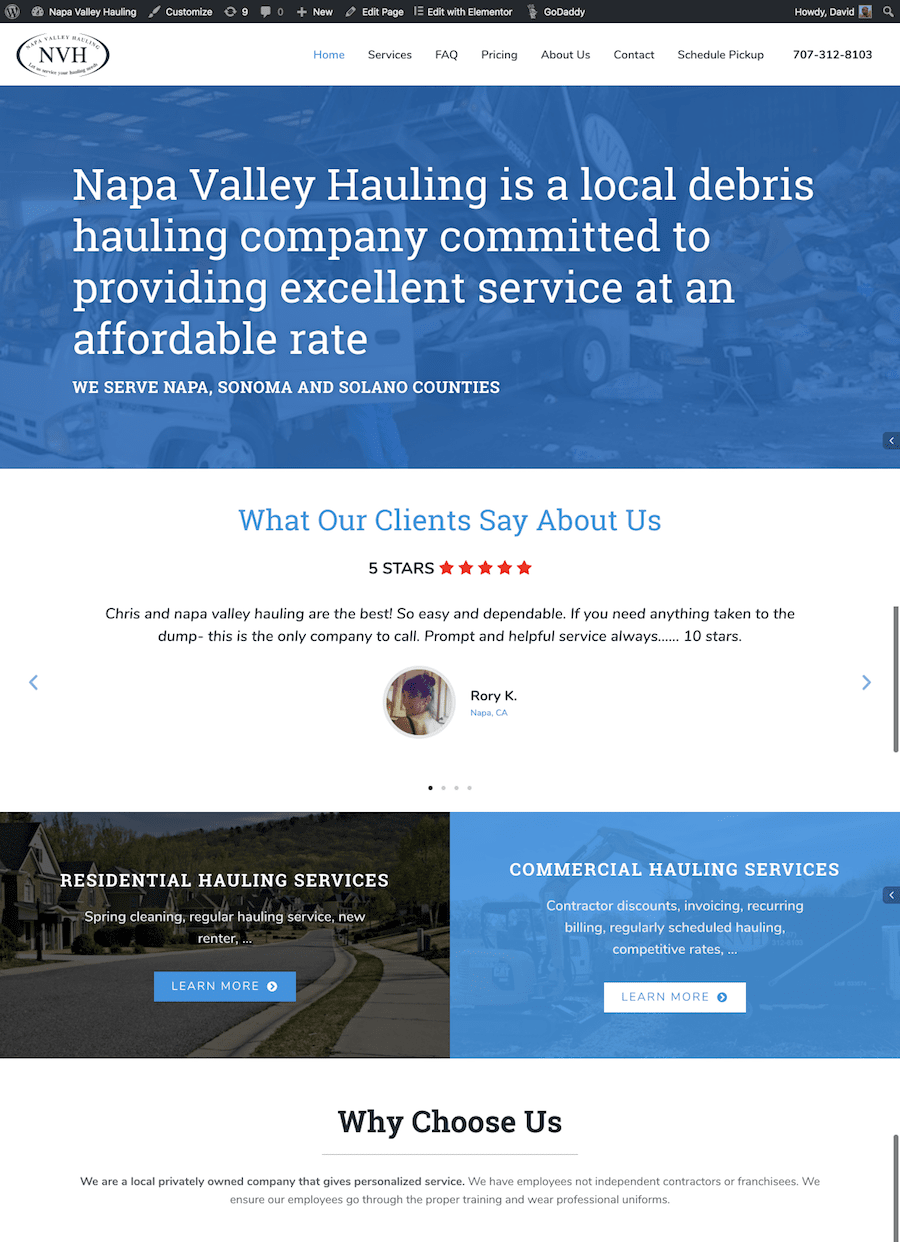 Napa Business Website Design