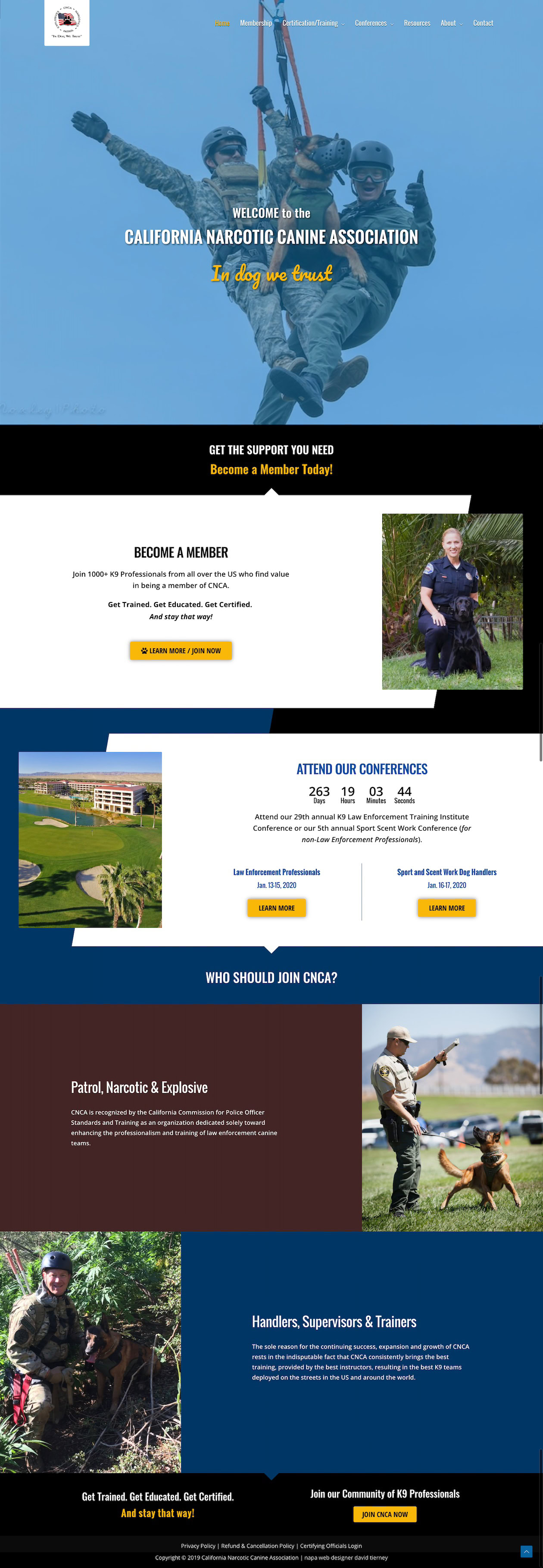 Association website design