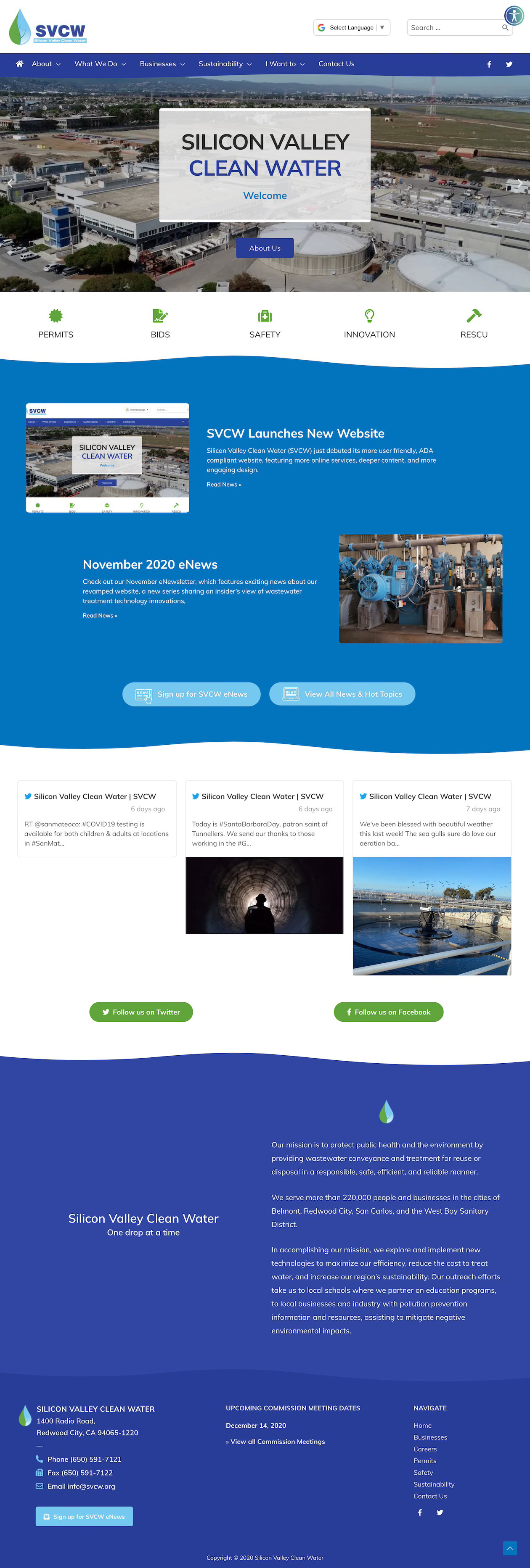 Public Sector Service Provider Website Design