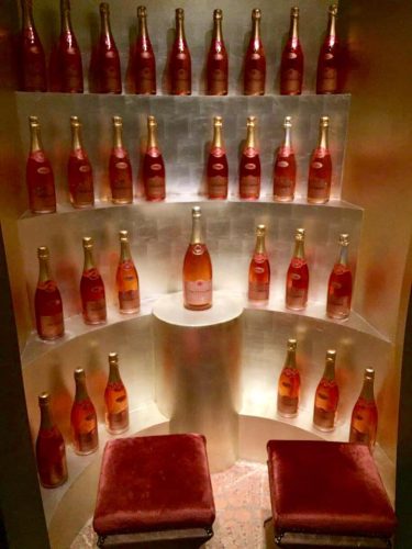 Uncork your bubbly self in the Champagne decor of Pink: Wine and Champagne Bar
