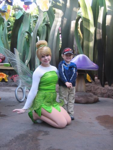 Tinkerbell in DIsneyland