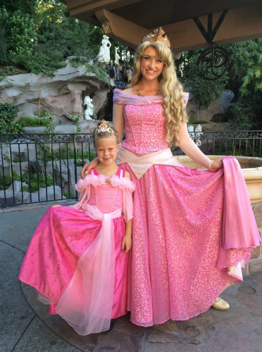 My daughter with Aurora