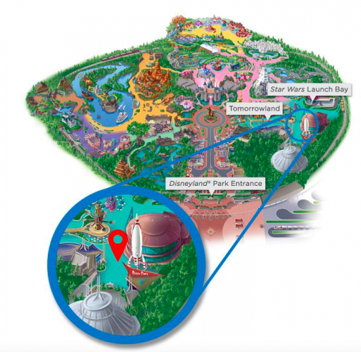 Disneyland Visa character spot