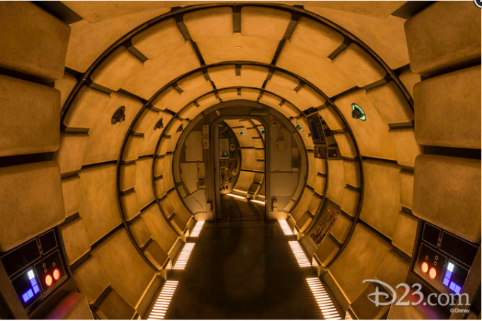 Millennium Falcon: Smugglers Run in Star wars land