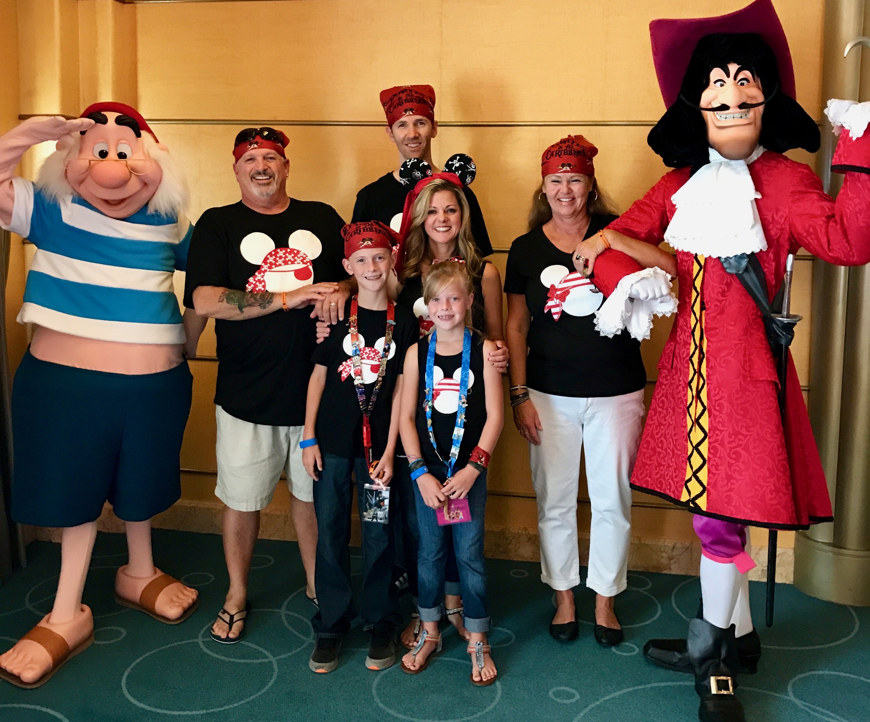Captain Hook and Mr Smee Character greeting