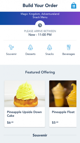 How to Use Mobile Ordering on the My Disney Experience App