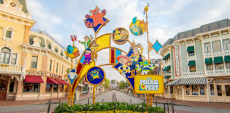 Pixar Fest Returns to the Disneyland Resort — Colorful, Pixar Inspired Décor