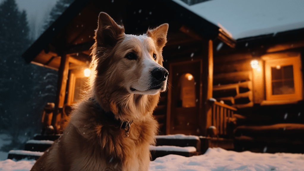 Cozy Cabin with Dog