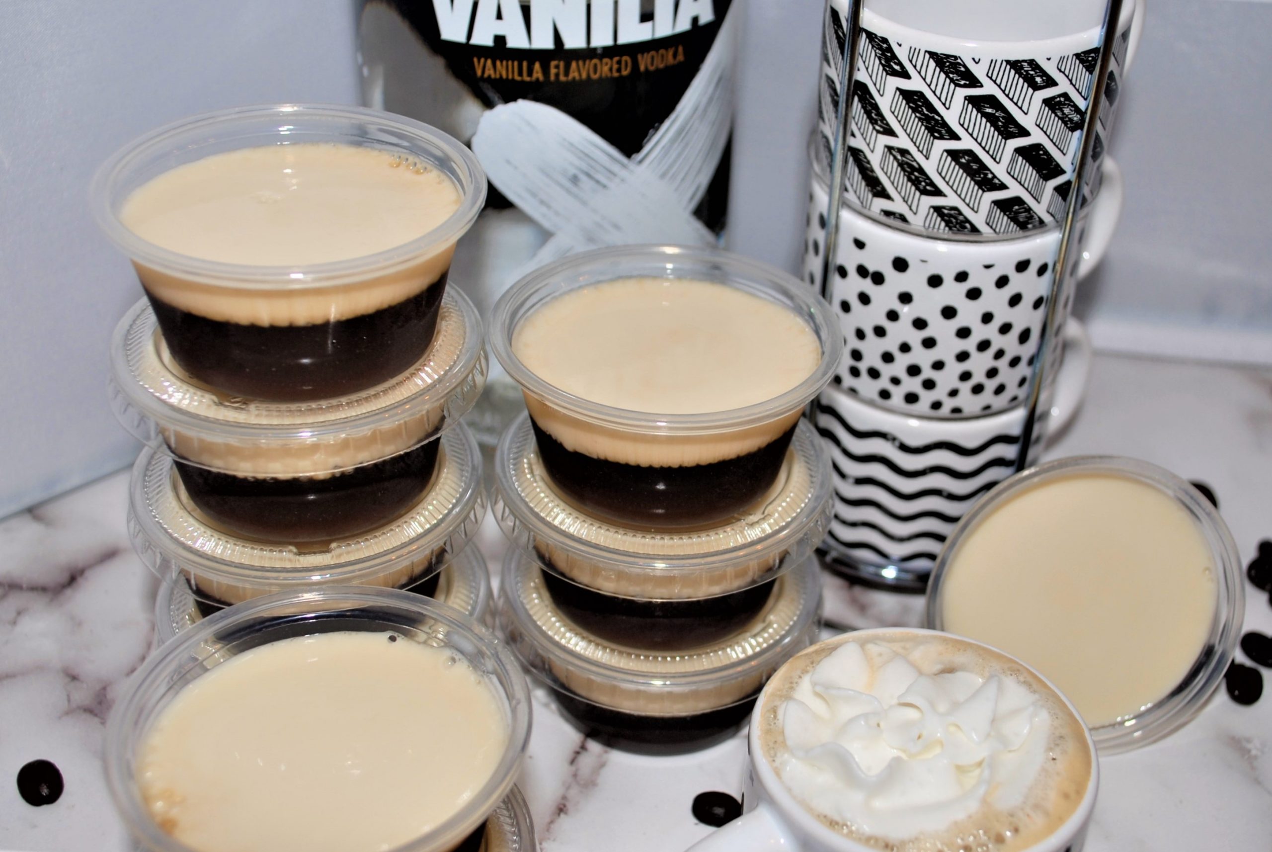 Jello Shots, Anyone? Try the slightly sweet, rich, and creamy flavor of Espresso and Cream
