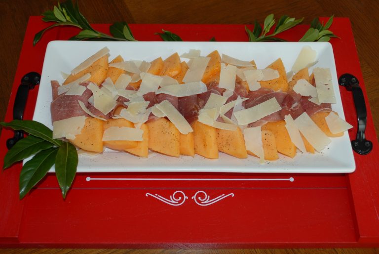Happiness comes wrapped up! In this delightful Melon Wrapped with Prosciutto