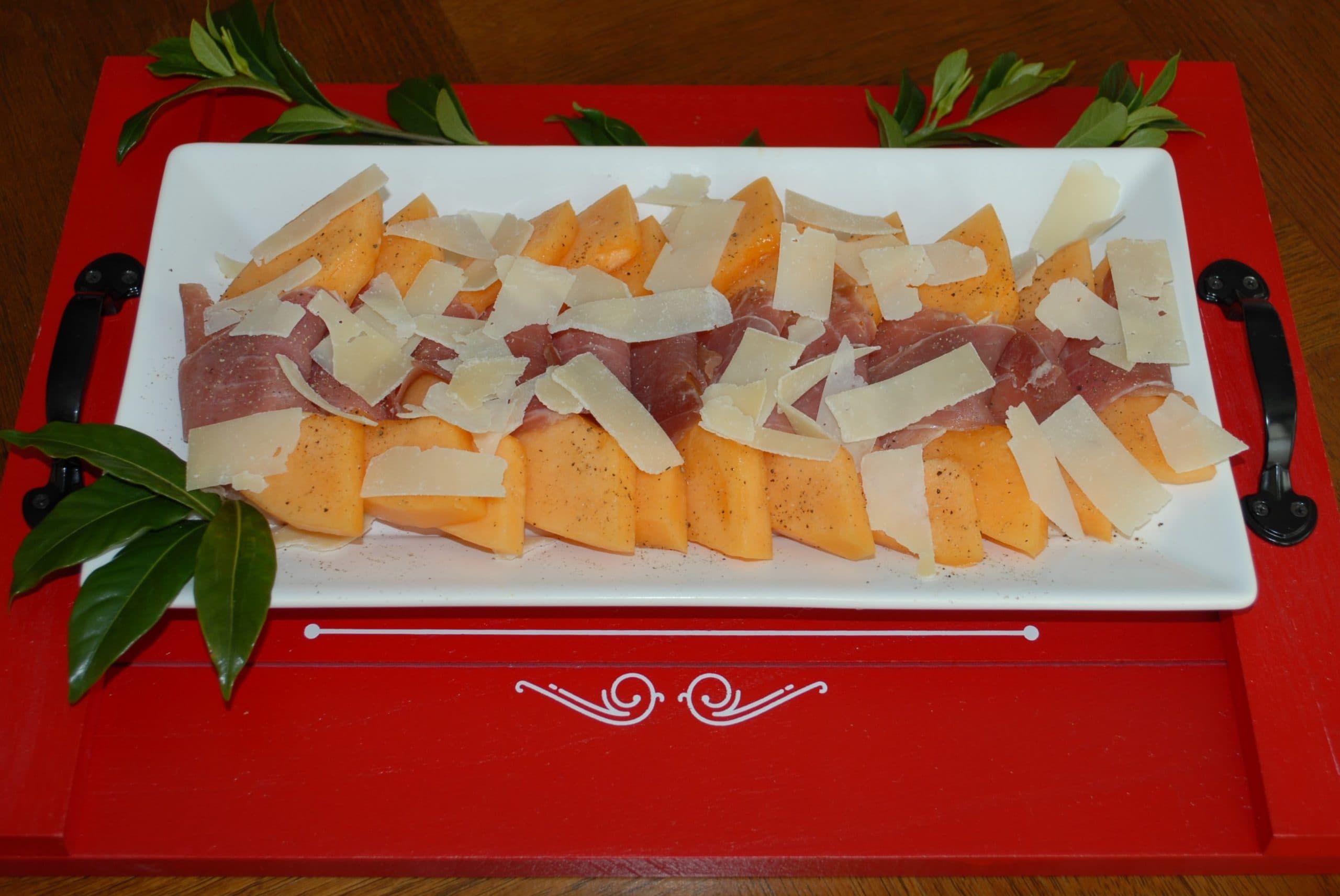 Happiness comes wrapped up! In this delightful Melon Wrapped with Prosciutto