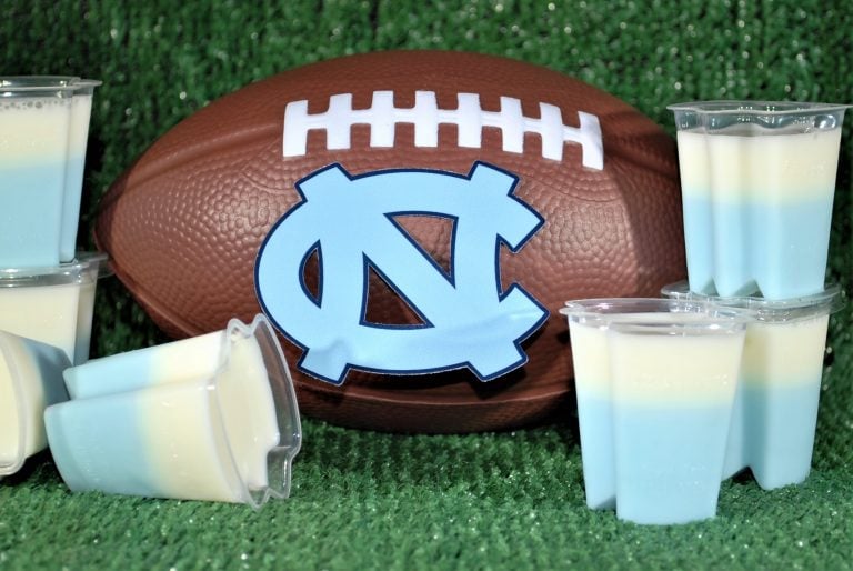 Jello Shots that every TRUE North Carolina Tar Heels fan needs to try!