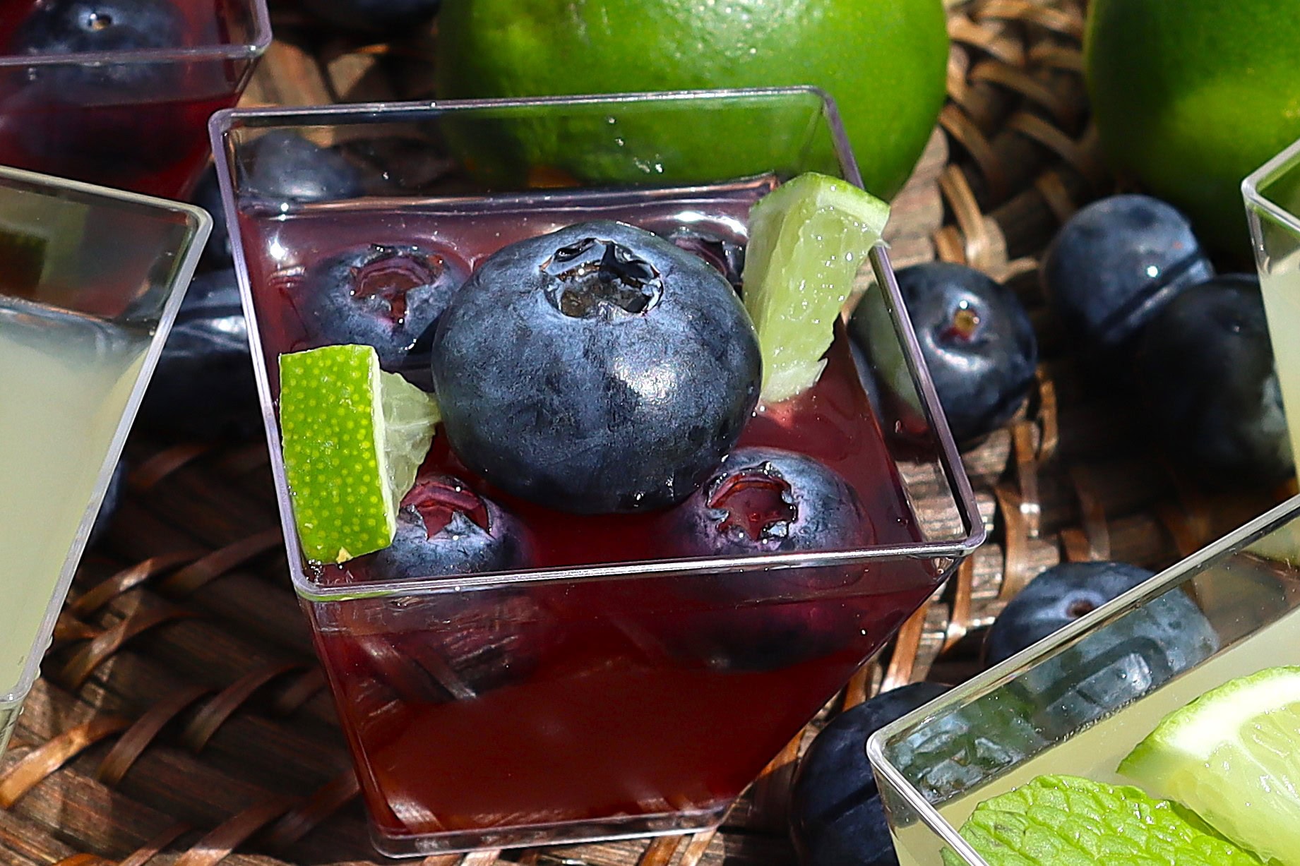 Blueberry Mojito Jello Shots - An Awesome Twist to Your Favorite Cocktail!