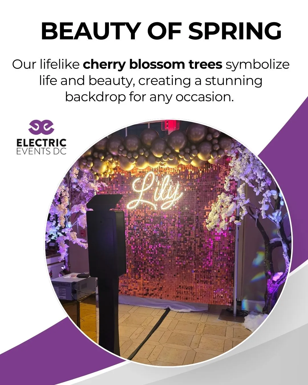 Washington DC Cherry Blossom Event Decor