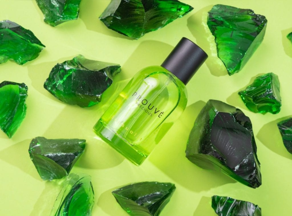 Prouvé Precious Collection Sensuality unisex parfüm zöld üvegszilánkokkal