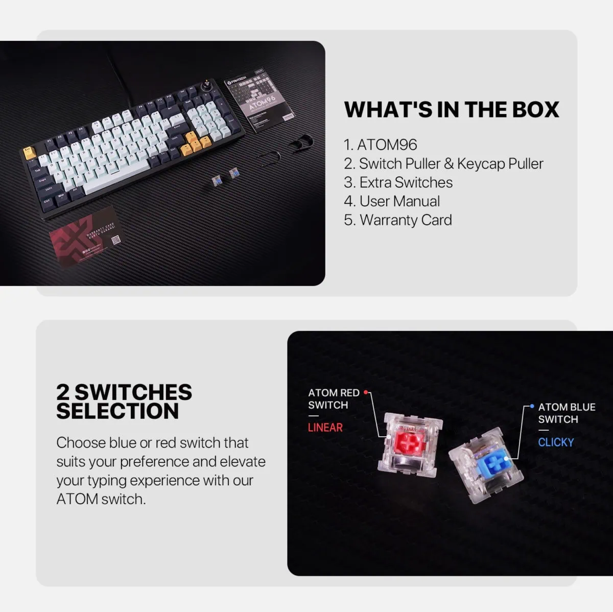 Mechanical Keyboard ATOM MIZU