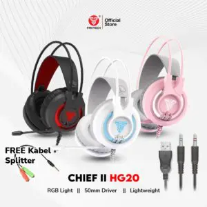 Headset Gaming RGB HG20