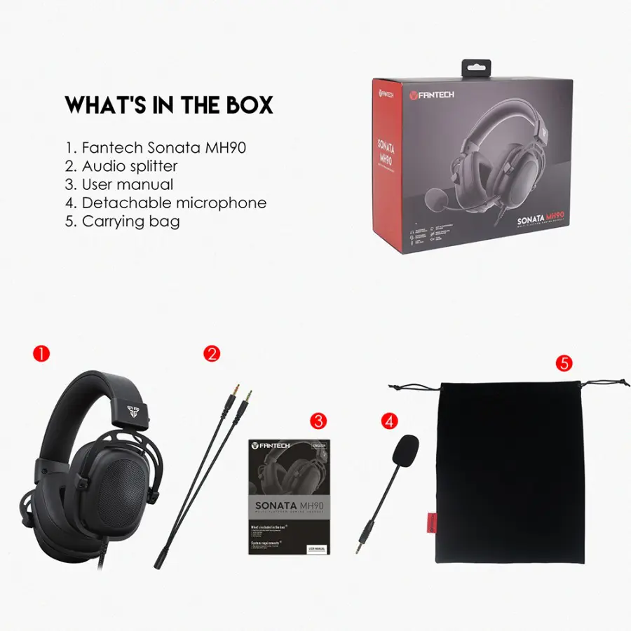 Headset Gaming MH90