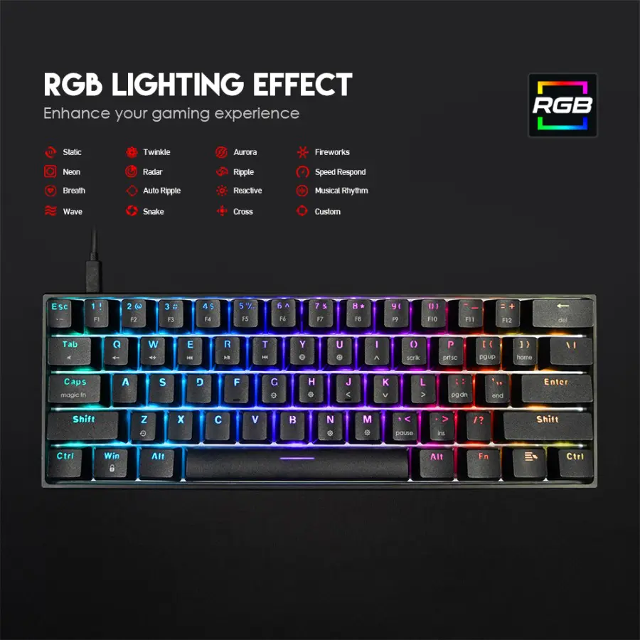Keyboard Gaming Maxfit61