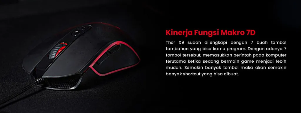 Mouse Gaming Thor X9