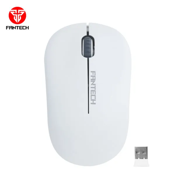 FANTECH MOUSE WIRELESS OFFICE MOUSE W188 - Putih