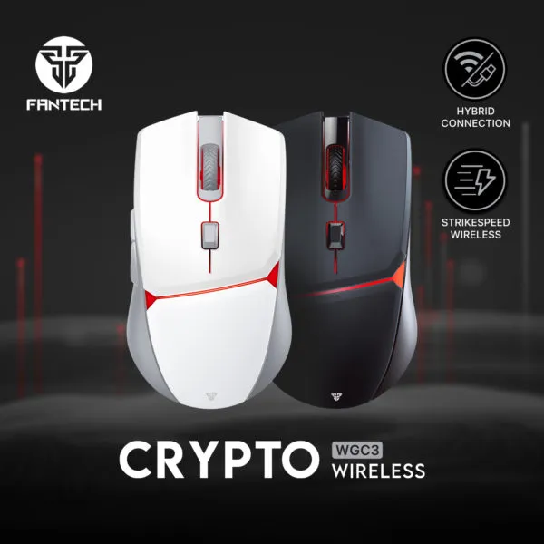Mouse Wireless Gaming Crypto WGC3